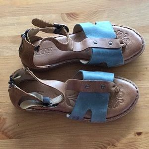 Born leather sandals